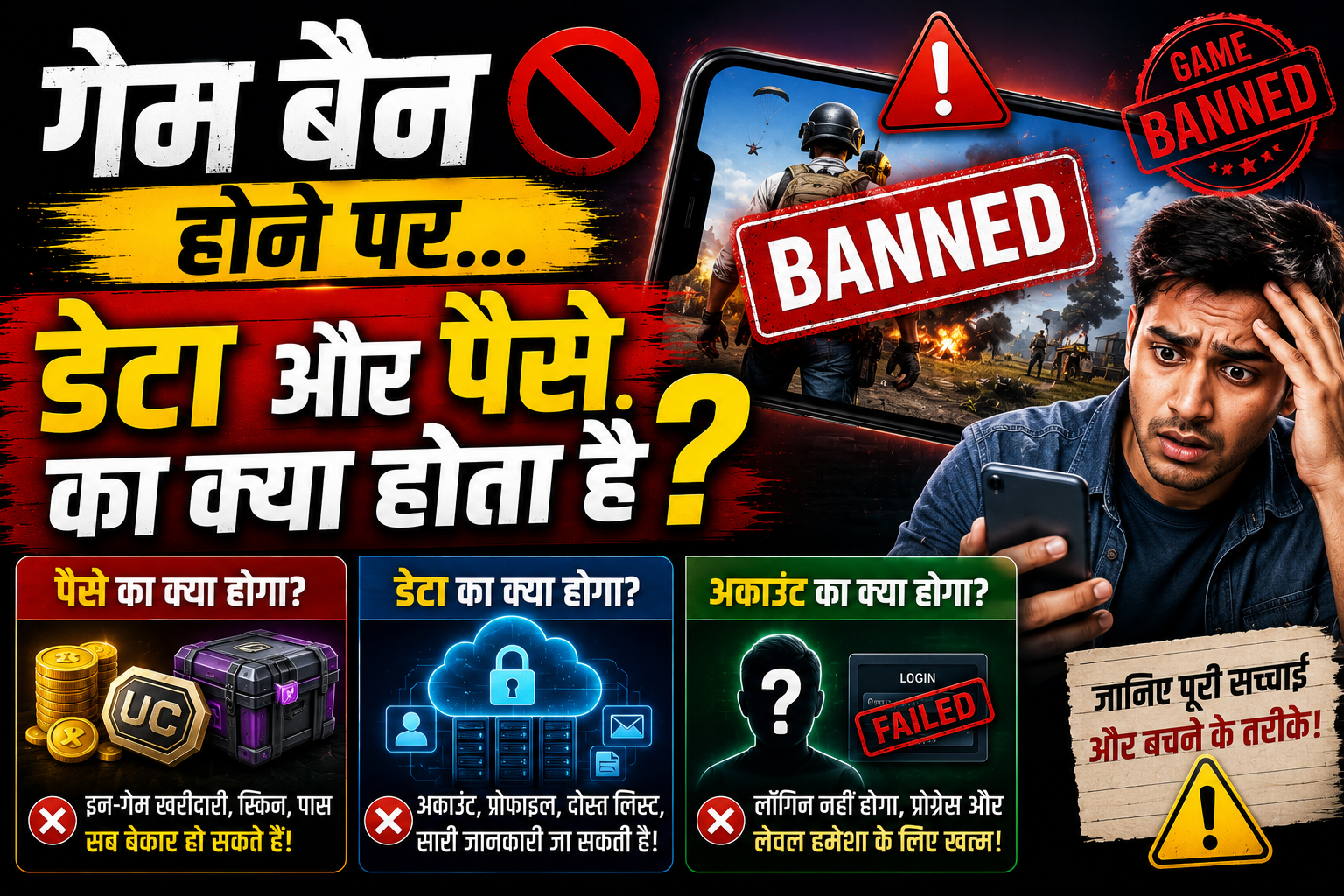 गेम बैन होने पर आपके पैसे और डेटा का क्या होता है? जानिए पूरी सच्चाई